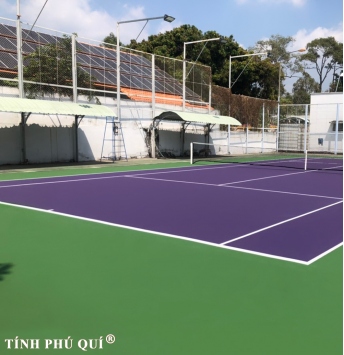 son sân tennis 4 lớp